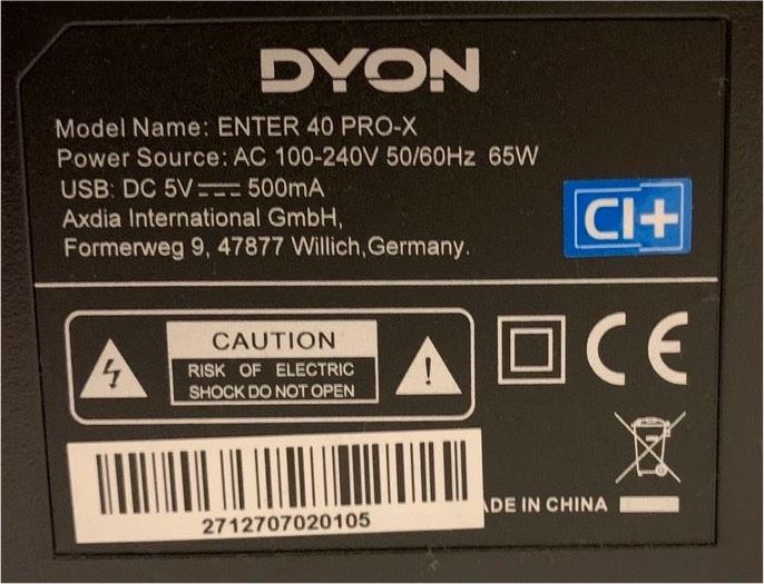 Dyon Enter 40 PRO X NEUWERTIG. in Singen