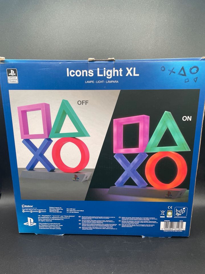 Playstation Icons Light Lampe XL in Ettlingen