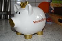 Sparschwein, Shopping Queen, Spardose Nordrhein-Westfalen - Niederkassel Vorschau