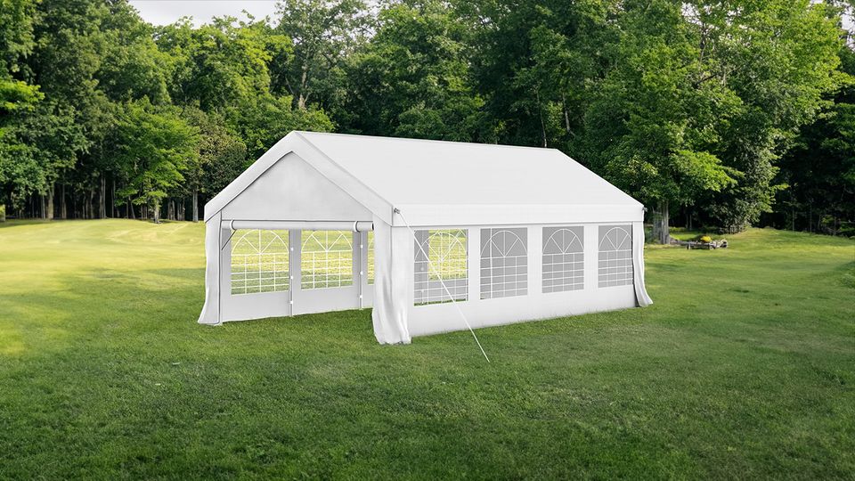 Festzelt Zelt Garten Feier Partyzelt 4 x 8 m PVC / mieten in Geesthacht