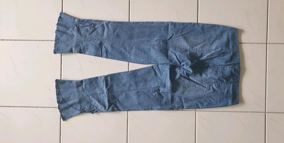 ♡verspielte Sommer Stretchjeans 7/8 mit Rüschen  wNEU in Haan