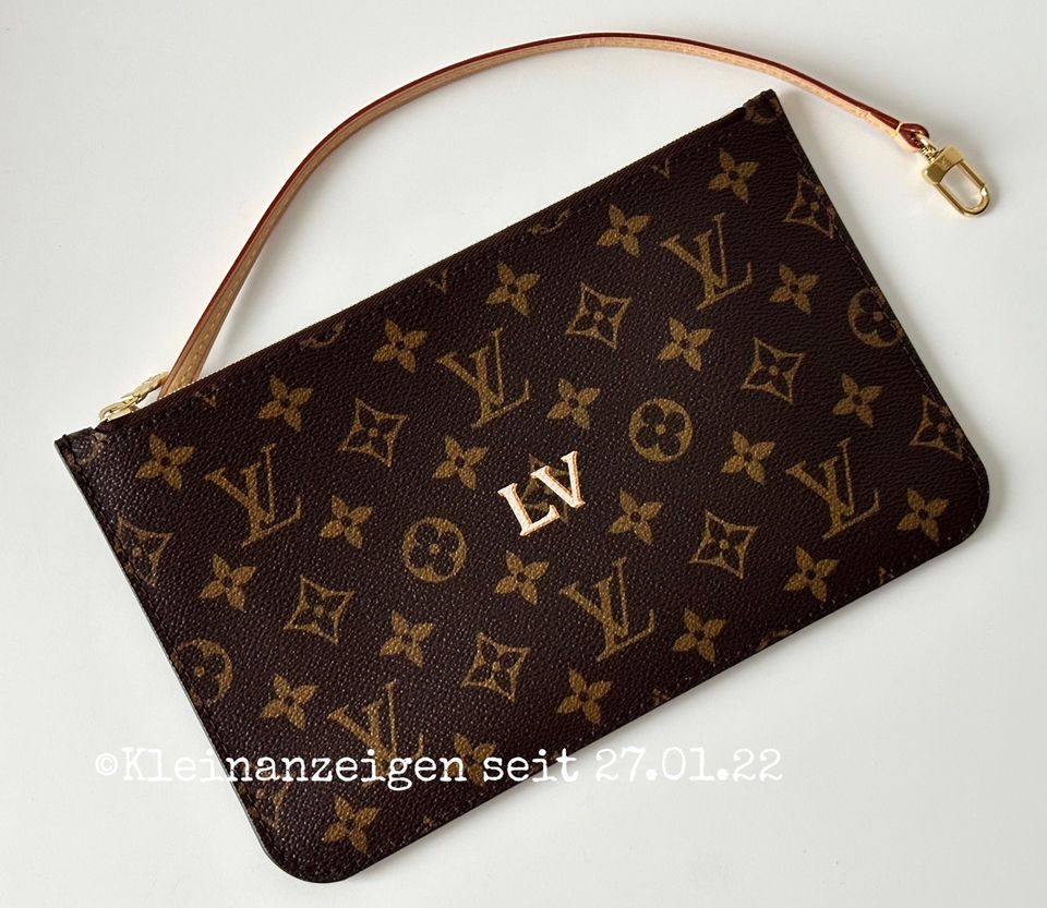 Louis Vuitton Pochette aus Neverfull Heritage Pivoine Pink NEU in Dörpen