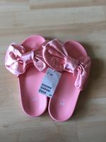 H&M Pantoletten Schleife Rosa NEU 36/37 Bayern - Erlangen Vorschau