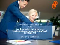 Sachbearbeiter:in im Bereich Studierendenmanagement (m/w/d) (CIT2 Kr. München - Garching b München Vorschau