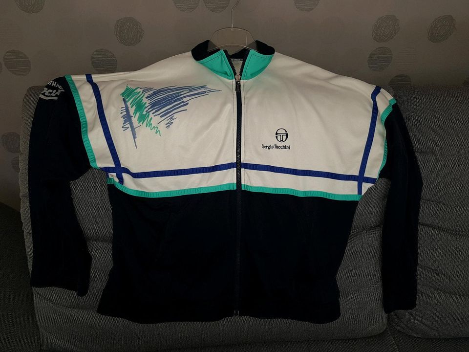 Blouson 80 ☘Trainingsjacke Sportjacke Sergio TACCHINI 50 Vintage in Saarbrücken