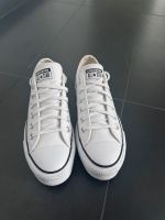 Converse Chucks Leder weiß, Gr. 37,5 Hessen - Rockenberg Vorschau