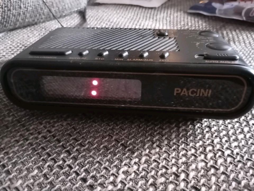 Pacini Radio-Wecker, Radiowecker in Eisenach