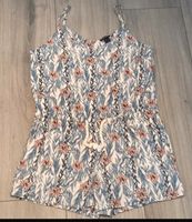 Jumpsuit 40 bunt Esmara Leinen Blumen Muster Hessen - Rodgau Vorschau