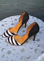 Pumps Heels schwarz weiß gr 39 Nordrhein-Westfalen - Steinfurt Vorschau