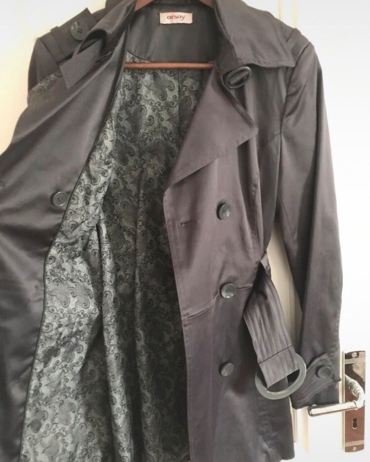 Trenchcoat Mantel grau in Leipzig