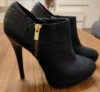 Edle schwarze High Heels Gr. 37, Plateau 2cm, Absatz 12cm Pumps Baden-Württemberg - Heilbronn Vorschau