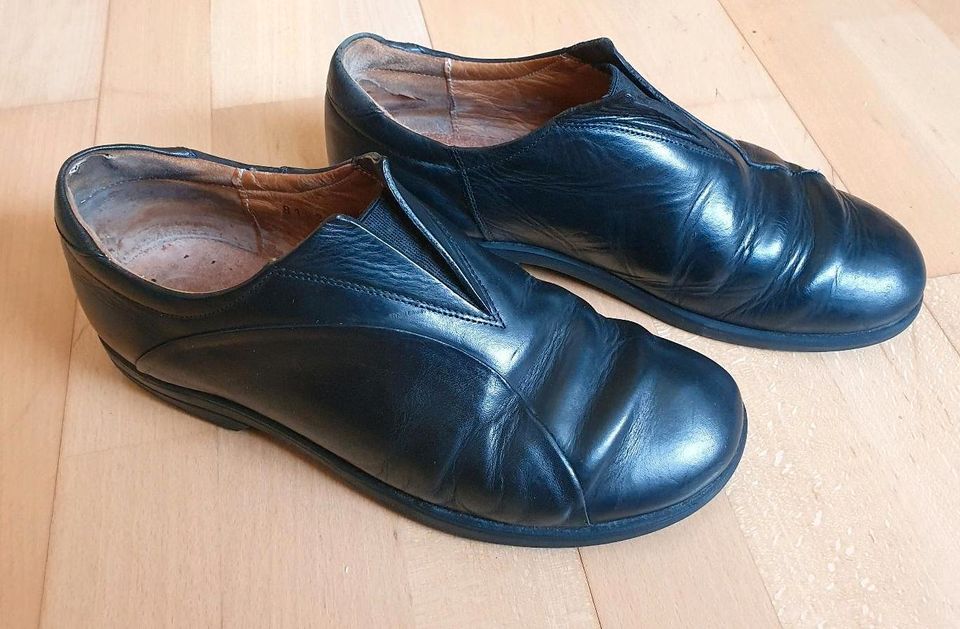 Think Damen Schuhe Halbschuhe Leder Gr. 38 ohne Innensohle in Rüsselsheim