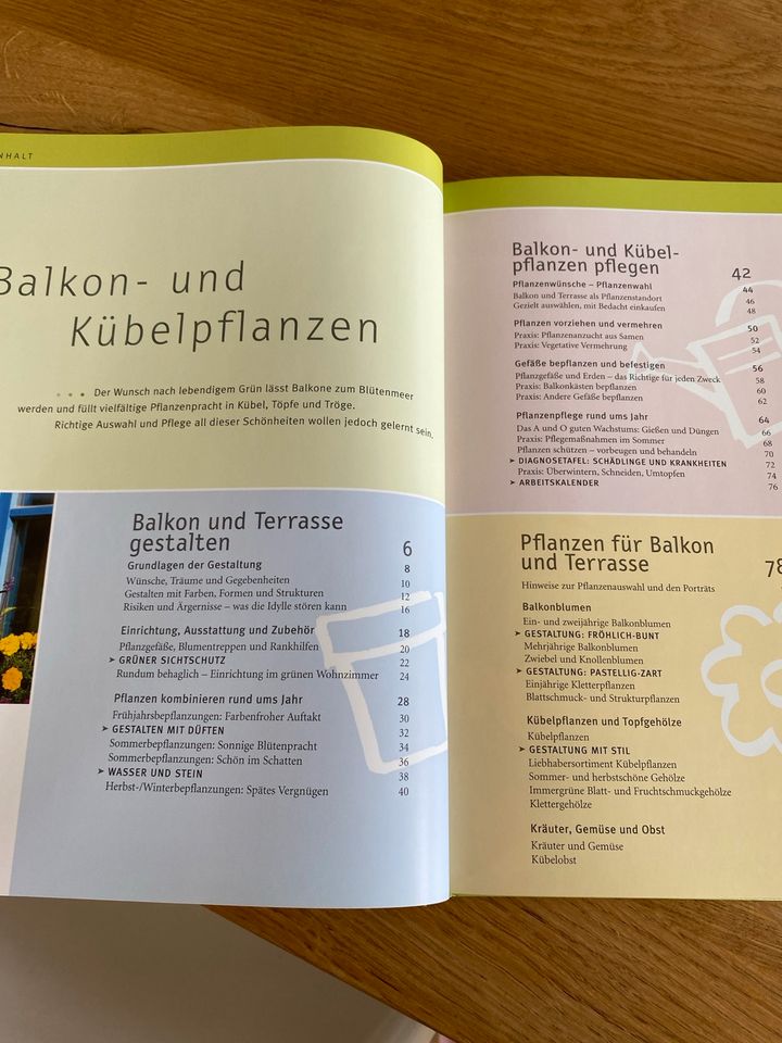 Buch „Balkon&Kübelpflsnzen „ GU in Wiesbaden