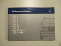 Mercedes Benz W124 Bedienungsanleitung Owners Manual 8 / 88 Aachen - Aachen-Mitte Vorschau