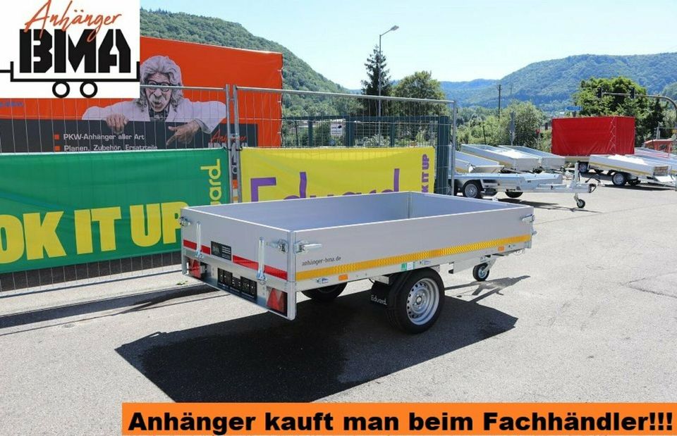 EDUARD Anhänger Hochlader 250x145x30 1350kg ALUBORDWÄNDE NEU in Mühlhausen im Täle