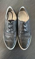 COX Sneaker Budapester schwarz-weiß 38 Sachsen-Anhalt - Magdeburg Vorschau