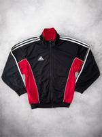 Vintage Adidas Trainingsjacke/ Jacke aus den 90s in schwarz/ rot Baden-Württemberg - Heubach Vorschau