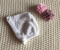 38/39 Alana Baby Erstlingsmütze zum Knöpfen weiß Unisex München - Ramersdorf-Perlach Vorschau