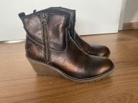 S Oliver Schuhe Stiefel Damen Keilabsatz braun metallic Hessen - Petersberg Vorschau