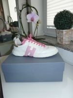 Hogan Sneaker, Leder, weiß/rosa, Gr. 41, neuwertig, NP 349,00 € Hessen - Wehrheim Vorschau
