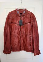 NEU mit Mangel Engbers Leder Jacke Biker rot braun Gr. 64 Niedersachsen - Garbsen Vorschau