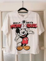 NEU 100% Baumwolle Disney Mickey Mouse T-Shirt Crop 48/50/52 Niedersachsen - Braunschweig Vorschau