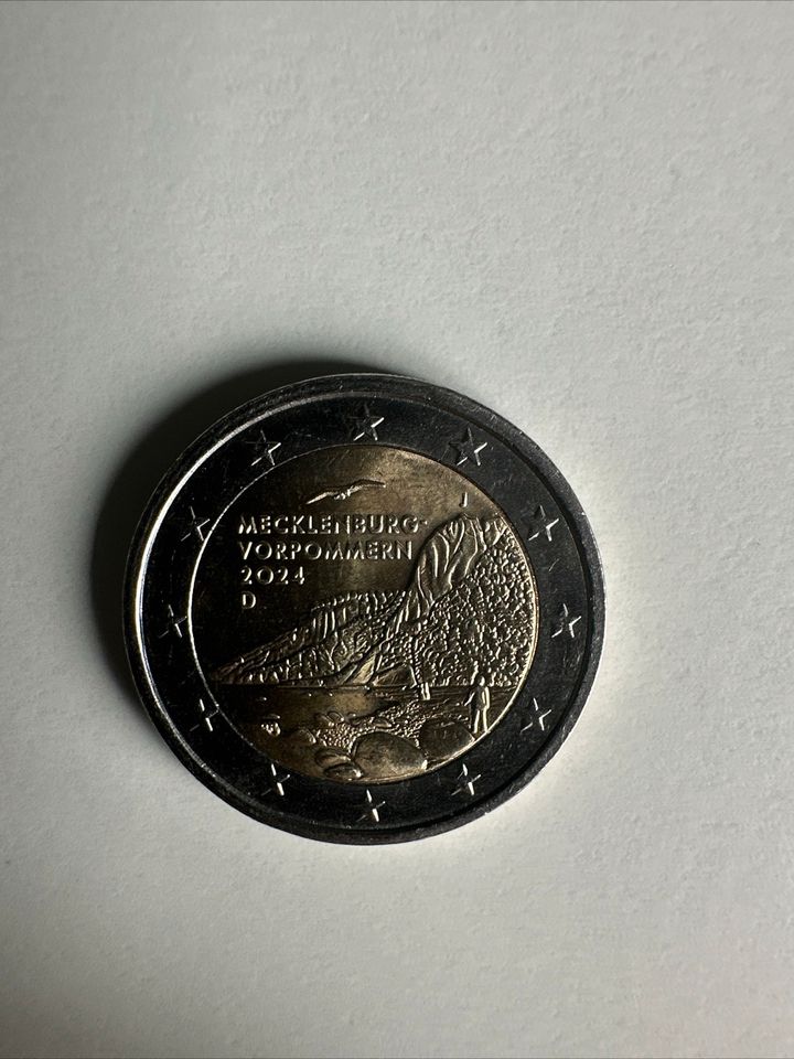 2 Euro münze Mecklenburg Vorpommern 2024 fehlpregung in Sulingen