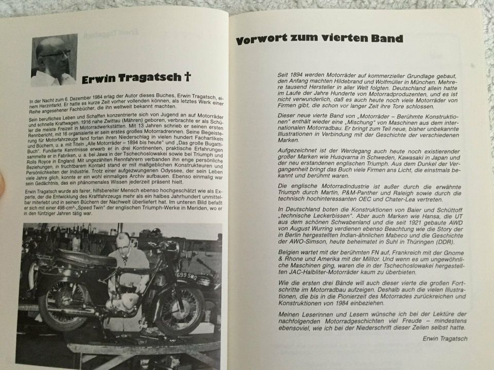 Erwin Tragatsch - MOTORRÄDER in Emden