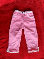 3/4 Hose Gr 122 128 rosa Mädchen Jeans Sommer Caprihose Rüschen Berlin - Reinickendorf Vorschau