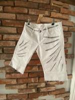 Coole & Lässige Damen Fetzen Jeans Short Weiß Nieten EXEX M Bayern - Fürth Vorschau