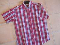NEU: Sommerhemd rot/beige-kariert, L-41/42, kurzarm, 100 % Baumwo Bayern - Freyung Vorschau