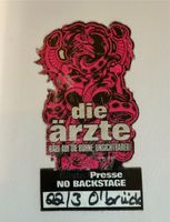 Die Ärzte - Konzert-Presse-Pass von 2001 - Gwendoline Niedersachsen - Stuhr Vorschau