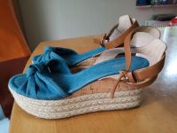 Michael Kors Plateausandalette Gr. 40 blau Jeans gebraucht Baden-Württemberg - Kornwestheim Vorschau