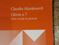 Claudio Monteverdi Gloria a 7 - Noten Nordrhein-Westfalen - Jülich Vorschau