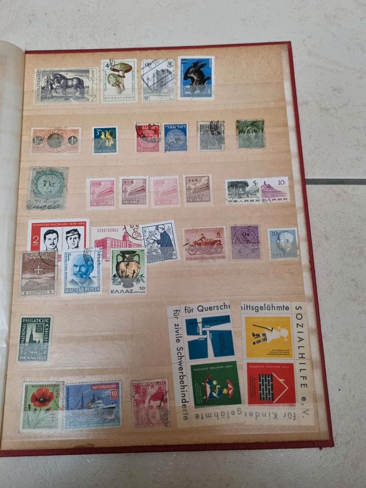 Briefmarken Sammlung plus Zubehör in Amberg