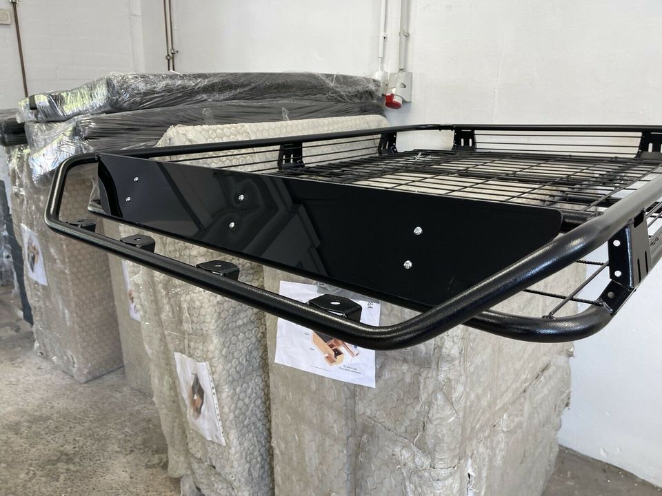 Auto Dachkorb Universal schwarz Gepäckkorb aus Stahl 160x112x13cm