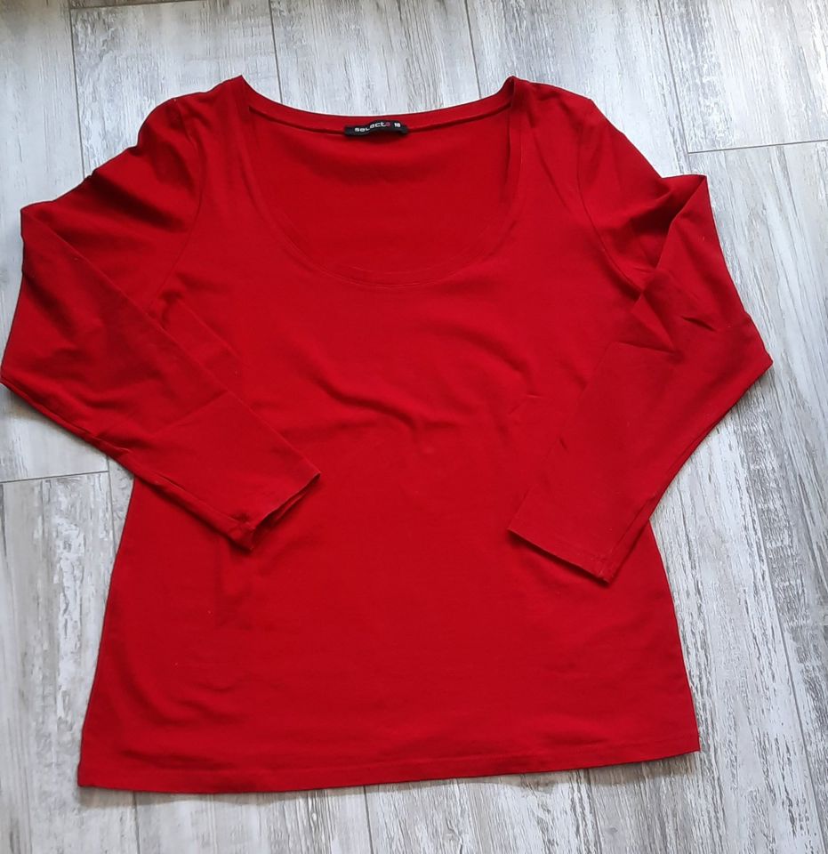 tailliert Shirt Pulli Pullover von SELECT Gr. 42 ROT in Dortmund
