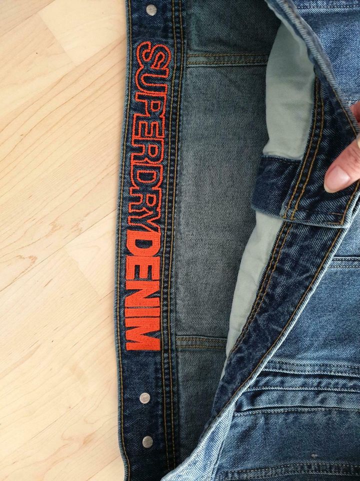 Original Superdry Highwayman Trucker Herren Jeansjacke Gr. XL NEU in Metten