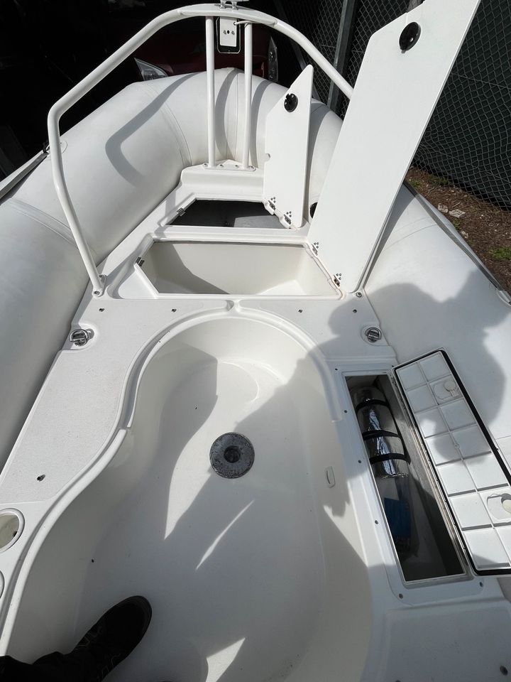 Zodiac Deluxe480 Festrumpfschlauchboot mit neuem Honda 60PS in Altrip