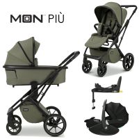 Moon PIÙ - 4in1 Kinderwagen-Set - Moss Green - inkl. Babywanne + Sportsitz + Maxi-Cosi Pebble 360 Pro 2 + FamilyFix 360 Pro + XXL-Zubehörpaket - NEU Hessen - Fulda Vorschau