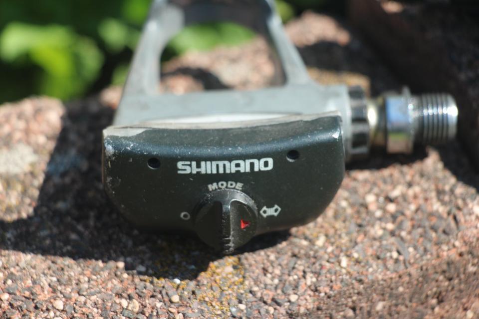 Shimano Click Pedale plus Rennradschuh schwarz, Gr. 43, Vintage in Gleichen