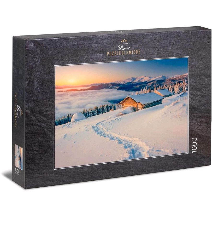 Ulmer puzzleschmiede 1000 Teile puzzleschmiede Winteridyll Schnee in Bayern  - Nersingen, Weitere Spielzeug günstig kaufen, gebraucht oder neu