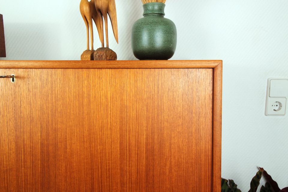 Mid-Century Kommode Barschrank Sideboard Design Teak 60er Vintage in Emmendingen