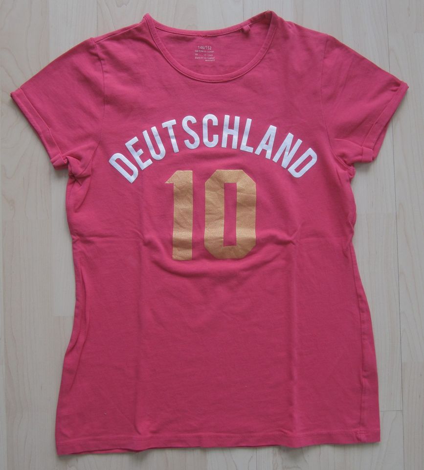 T-Shirt, Trikotstil, Gr. 146/152, pink, rosarot in Berlin