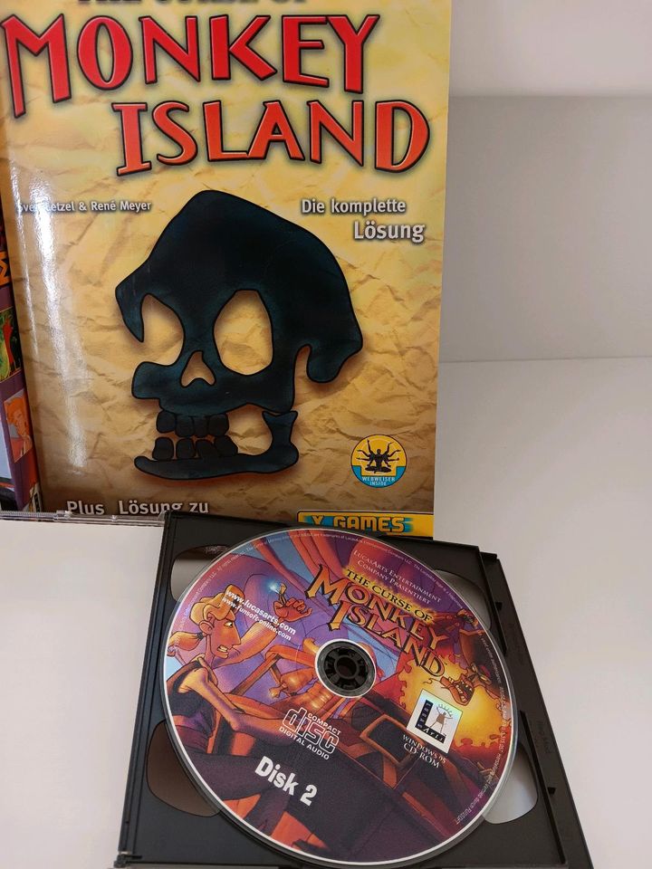 Curse of Monkey Island 3 Big Box + LÖSUNG PC Spiel CD Rom Win 95 in Kleinmachnow