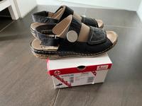 Neu! Gr. 41: Rieker Damen Peeptoe Sandalen Schwarz Weite H Köln - Porz Vorschau