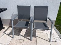 2x Gartenstühle Aluminium grau Bayern - Lenting Vorschau