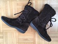 ESPRIT weiche Wildleder Schnürstiefel Fellstiefel Gr. 39 braun Köln - Nippes Vorschau