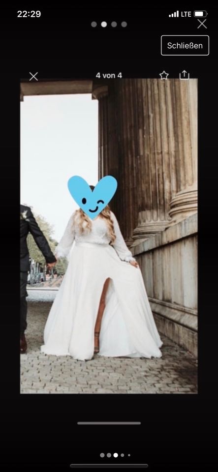 SALE*Standesamtkleid Hochzeitskleid weißes Kleid in Berlin