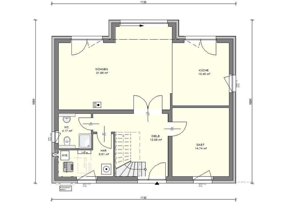 Hausbesichtigung Einfamilienhaus – 151 m² - 5 Zimmer - Heinz von Heiden Musterhaus Finsterwalde in Schwielochsee